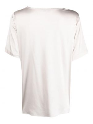 Hedvábné tričko Antonelli béžové