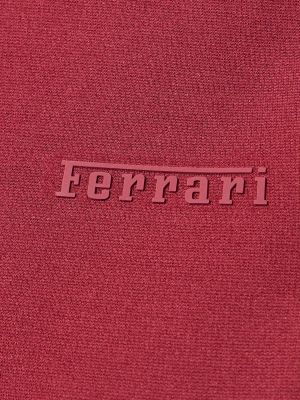 T-shirt in viscosa Ferrari bordeaux