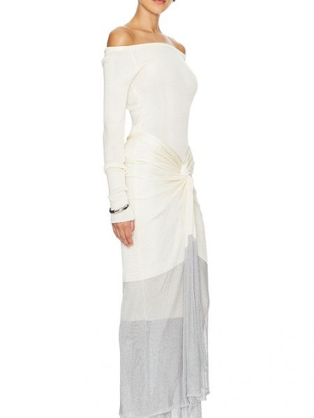 Robe mi-longue Baobab blanc