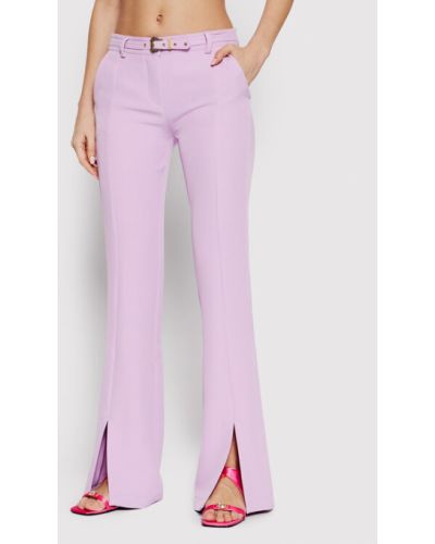 Spodnie materiałowe Versace Jeans Couture, fioletowy