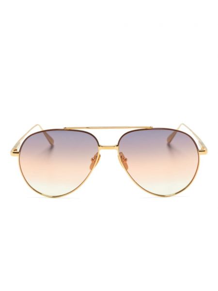 Lunettes de soleil Linda Farrow doré