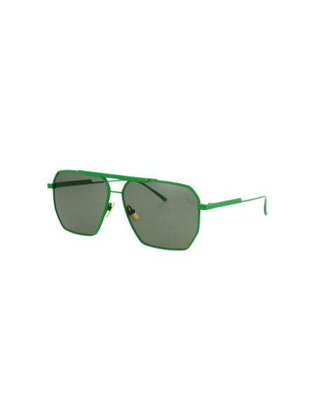 Okulary przeciwsłoneczne Bottega Veneta - zielony