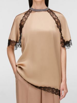 Блузка Fabiana Filippi коричневая