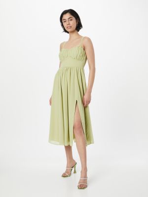 Midi suknele Abercrombie & Fitch žalia