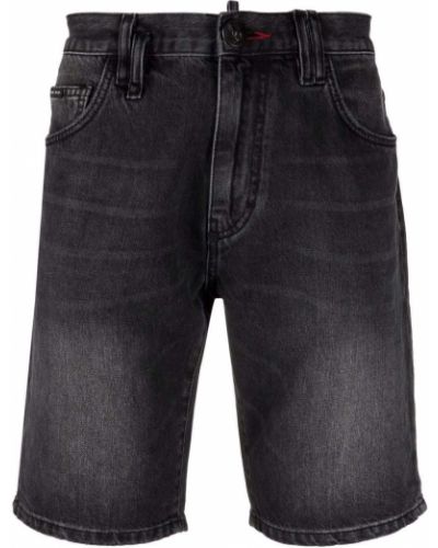 Pantalones cortos vaqueros Philipp Plein negro