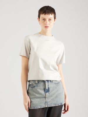 Póló Calvin Klein ezüstszínű