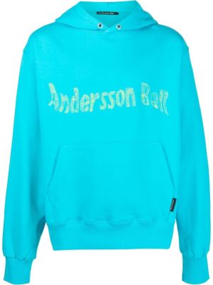 Jersey hoodie Andersson Bell blau