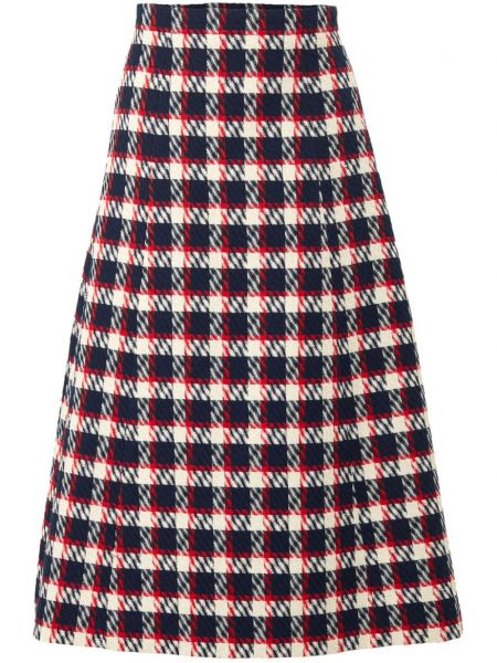 Tweed midi hame Carolina Herrera sininen