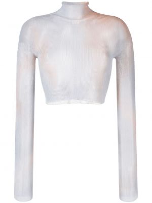 Crop top Off-white vit