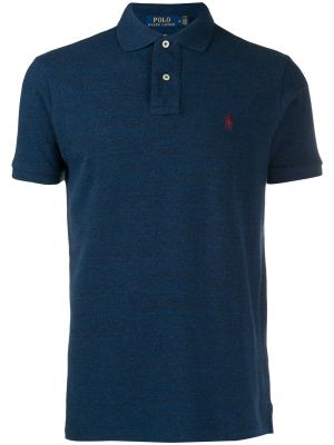 Slim fit t-shirt Polo Ralph Lauren blau