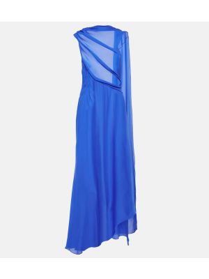 Asimetrična svilena satenska maksi haljina Givenchy