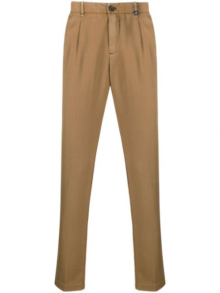 Pantalones rectos Myths marrón