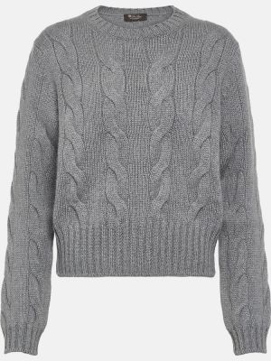 Džemper od kašmira Loro Piana siva