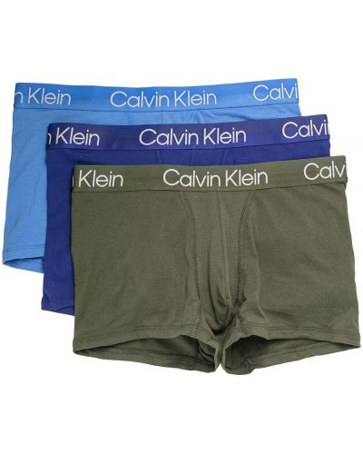 Trykt boksershorts Calvin Klein blå