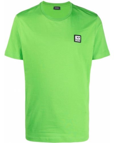 Camiseta slim fit Diesel verde