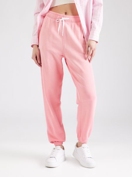 Priliehavé teplákové nohavice Polo Ralph Lauren ružová