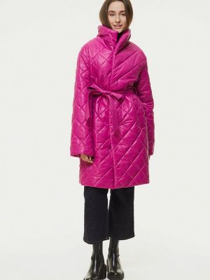 Утепленная демисезонная куртка Vamponi розовая