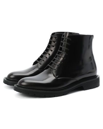 Черные ботинки Saint Laurent