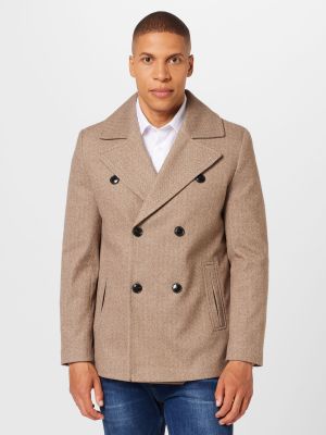 Krátký kabát Burton Menswear London béžová
