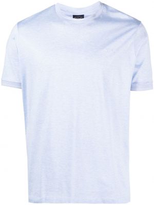 Памучна тениска Paul & Shark синьо