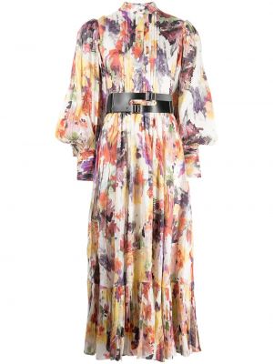 Trykt floral dress Leo Lin hvit