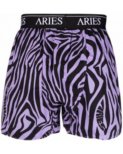Calcetines con estampado Aries violeta