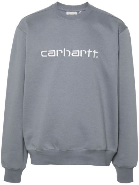 Brodeerattu collegepaita Carhartt Wip harmaa