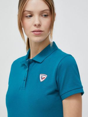 Памучна тениска Rossignol зелено