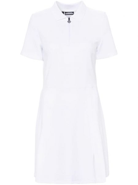 Плисирана рокля J.lindeberg бяло