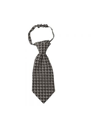 Jedwabny krawat w geometryczne wzory Dolce And Gabbana