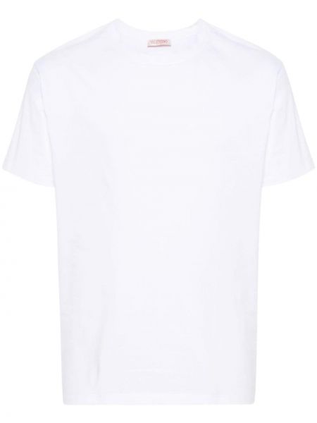 Bavlněné tričko Valentino Garavani bílé