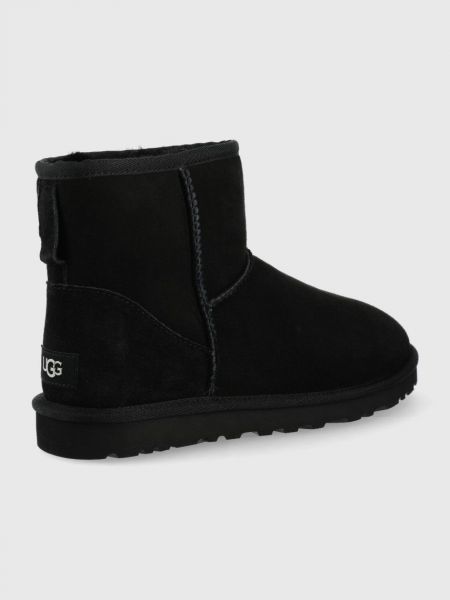 Čizme za snijeg od brušene kože Ugg crna