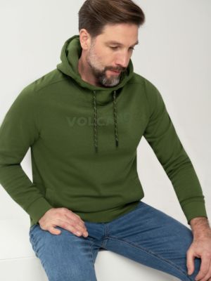 Melanžinis džemperis Volcano žalia