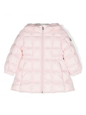 Toppatakki tytöille Moncler Enfant pinkki