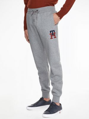Sportovní kalhoty Tommy Hilfiger šedé