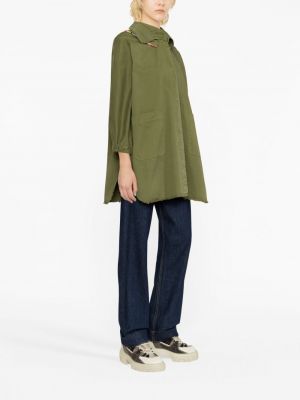 Bavlněný kabát Bazar Deluxe zelený