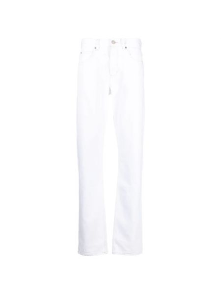 Białe proste jeansy Isabel Marant