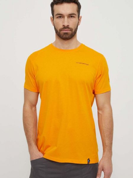 Koszulka z nadrukiem La Sportiva pomarańczowa