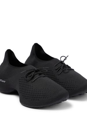 Sneakerși cu șireturi din dantelă Givenchy negru