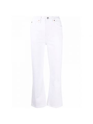 Mom jeans Re/done, biały