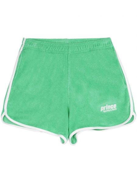 Pantaloni scurți din bumbac Sporty & Rich verde