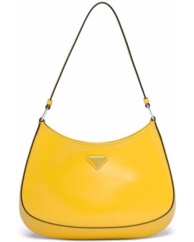 Δερμάτινη τσάντα shopper Prada
