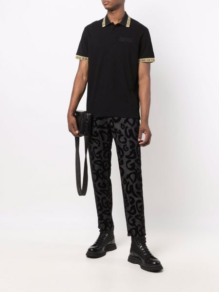 Polo Versace Jeans Couture negro