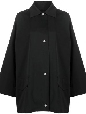 Manteau en coton Toteme noir