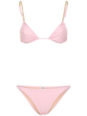 Bikini con cuentas Dolla Paris rosa