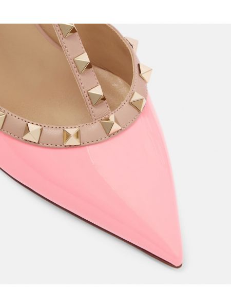 Pantofi cu toc din piele Valentino Garavani roz