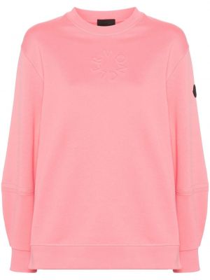 Sweatshirt aus baumwoll Moncler pink