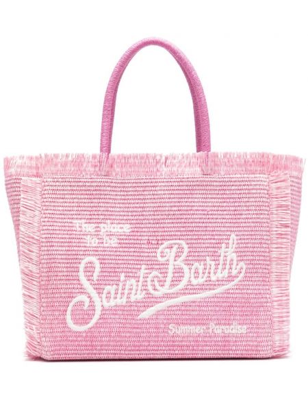 Bevásárlótáska Mc2 Saint Barth rózsaszín