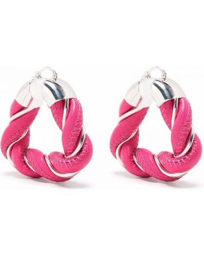 Boucles d'oreilles Bottega Veneta rose