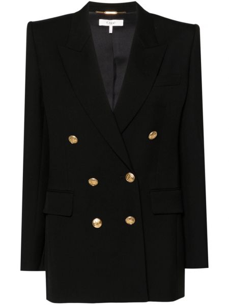 Dobbeltradet blazer Chloe sort